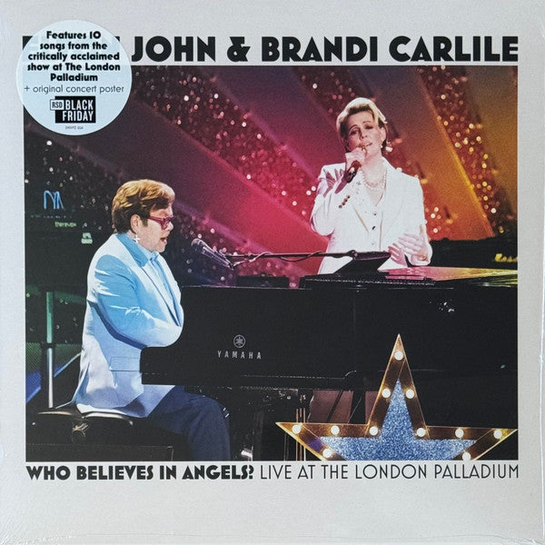 JOHN, ELTON & BRANDI CARLILE - WHO BELIEVES IN ANGELS? LIVE AT THE... - LP
