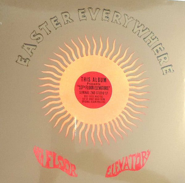 13TH FLOOR ELEVATORS - EASTER EVERYWHERE : HALF-SPEED MASTER - LP