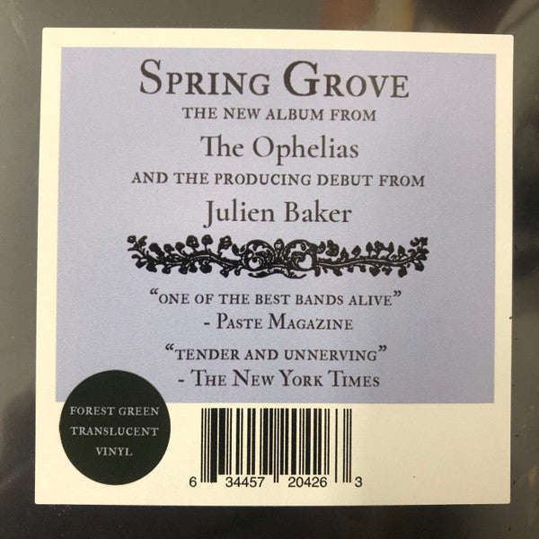 OPHELIAS - SPRING GROVE : FOREST GREEN VINYL - LP