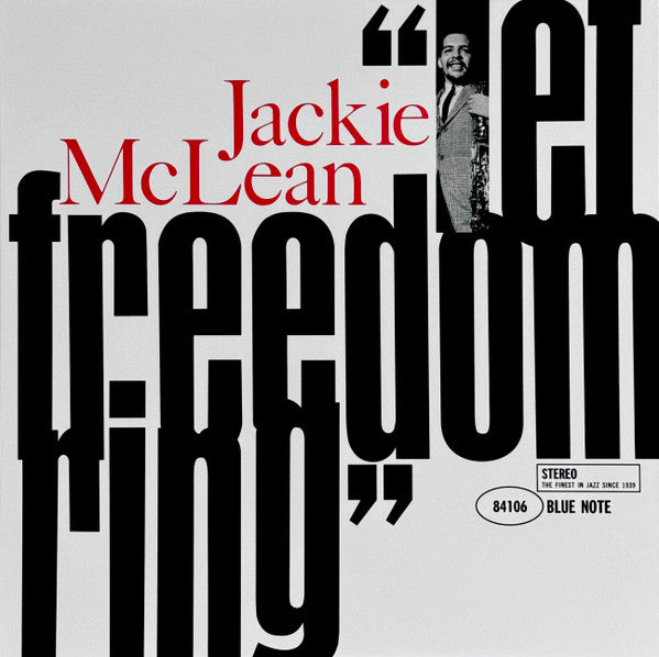 MCLEAN, JACKIE - LET FREEDOM RING : BLUE NOTE TONE POET - LP