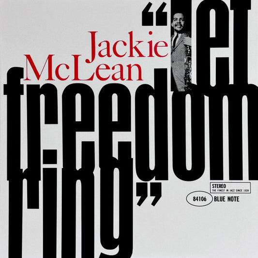 MCLEAN, JACKIE - LET FREEDOM RING : BLUE NOTE TONE POET - LP