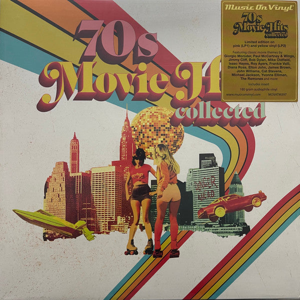 VARIOUS - 70'S MOVIE HITS COLLECTED : COLOURED 2LP - LP