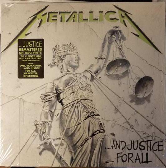 METALLICA - AND JUSTICE FOR ALL : 2LP 2018 REMASTER - LP