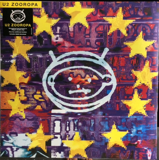 U2 - ZOOROPA : 2LP WITH 2 BONUS + DOWNLOAD - LP