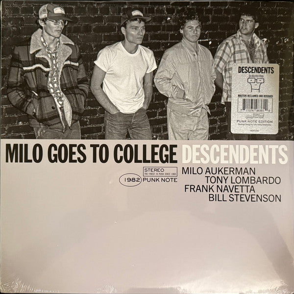 DESCENDENTS - MILO GOES TO COLLEGE : PUNK NOTE EDITION - LP