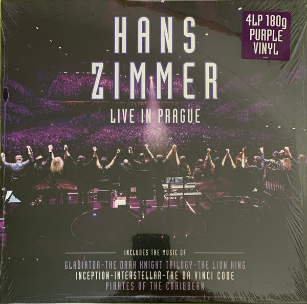 ZIMMER, HANS - LIVE IN PRAGUE (2016) : 4LP PURPLE VINYL - LP