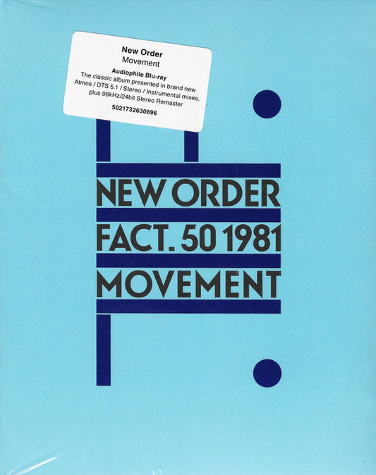 NEW ORDER - MOVEMENT : DOLBY ATMOS + 5.1 MIXES - BR