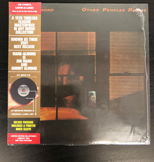 MARK-ALMOND - OTHER PEOPLE'S ROOMS : LP REPLICA - CD