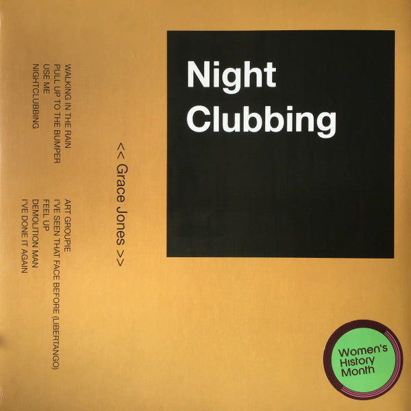JONES, GRACE - NIGHTCLUBBING : GOLD VINYL (2025) - LP