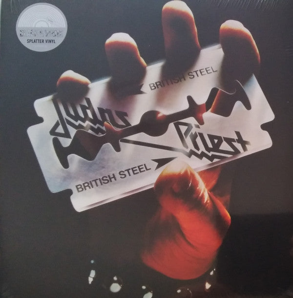 JUDAS PRIEST - BRITISH STEEL : TRANSPARENT + SPLATTER - LP