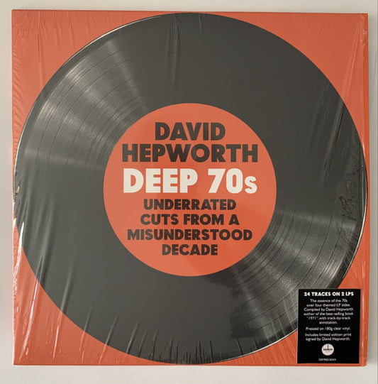 VARIOUS / DAVID HEPWORTH - DEEP 70'S : UNDERRATED...(CLEAR 2LP) - LP