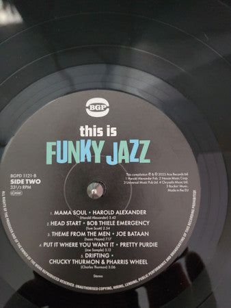 VARIOUS - THIS IS FUNKY JAZZ - LP