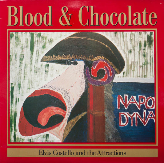 COSTELLO, ELVIS - BLOOD & CHOCOLATE (UK PRESS) - LP