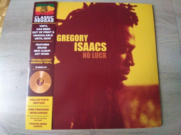ISAACS, GREGORY - NO LUCK : ORANGE VINYL - LP