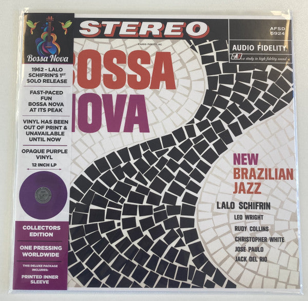 SCHIFRIN, LALO & ORCHESTRA - BOSSA NOVA: NEW BRAZILIAN JAZZ - PURPLE - LP