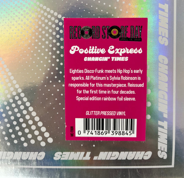 POSITIVE EXPRESS - CHANGIN' TIMES: GLITTER VINYL - LP