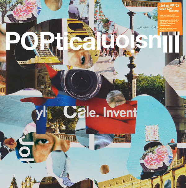 CALE, JOHN - POPTICAL ILLUSION : ORANGE VINYL (2LP) - LP