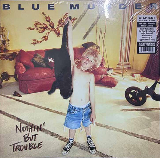 BLUE MURDER - NOTHIN' BUT TROUBLE: 2LP BLUE SWIRL - LP