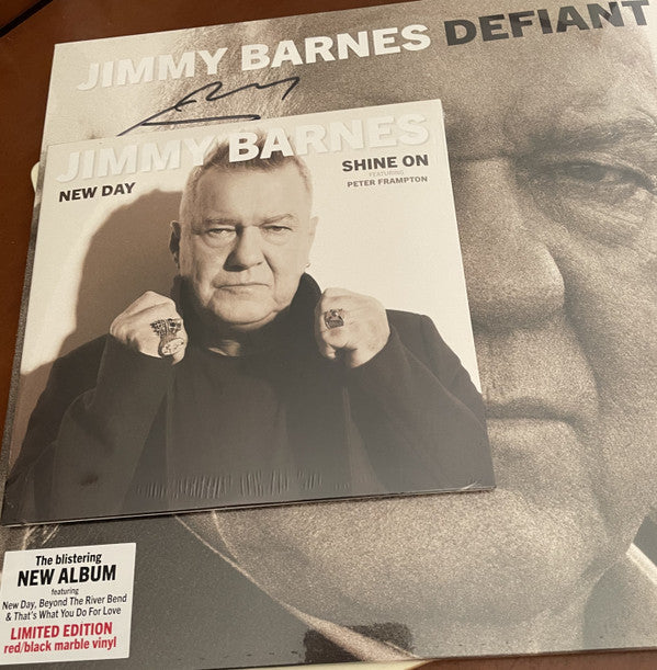 BARNES, JIMMY - DEFIANT : RED/BLACK MARBLED VINYL - LP