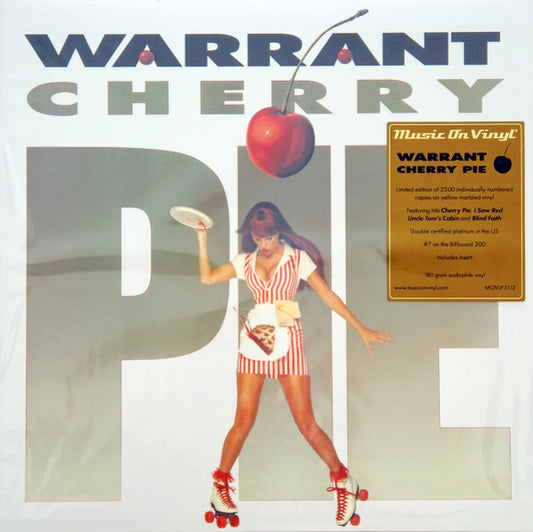 WARRANT - CHERRY PIE : YELLOW MARBLED (180-GRAM) - LP