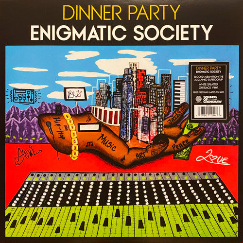 DINNER PARTY - ENIGMATIC SOCIETY : BLACK & WHITE - LP