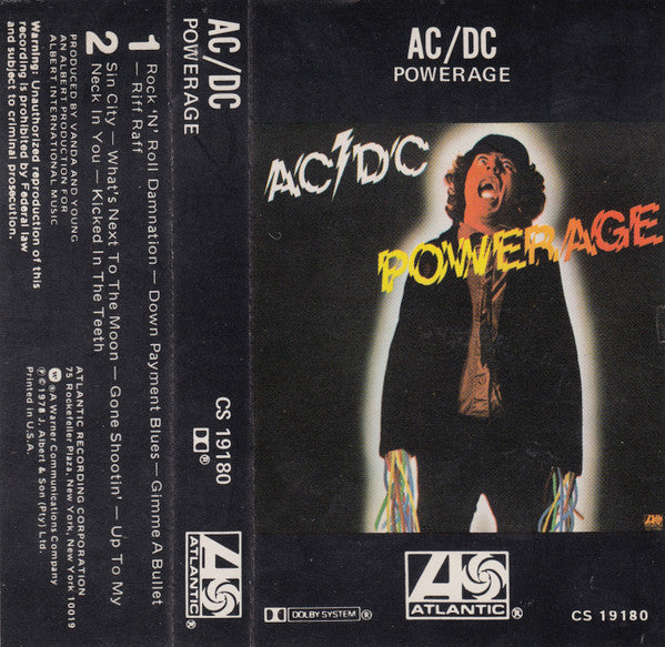 AC/DC - POWERAGE (CASSETTE) - CS