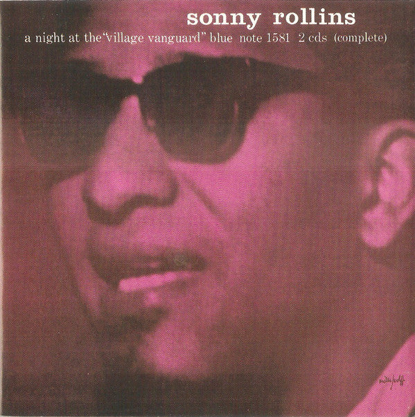 ROLLINS, SONNY - NIGHT AT THE VILLAGE VANGUARD - CD
