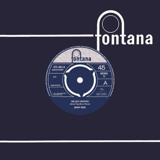 PAGE, JIMMY - SHE JUST SATISFIES B/W KEEP MOVING [7''] - 7