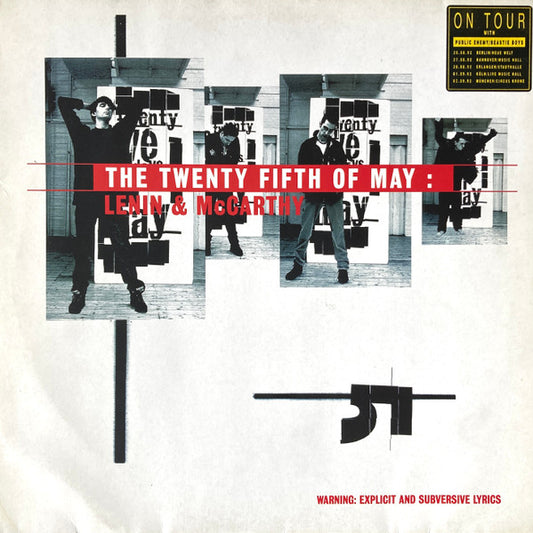 TWENTY FIFTH OF MAY - LENIN & MCCARTHY (UK PRESS) - LP