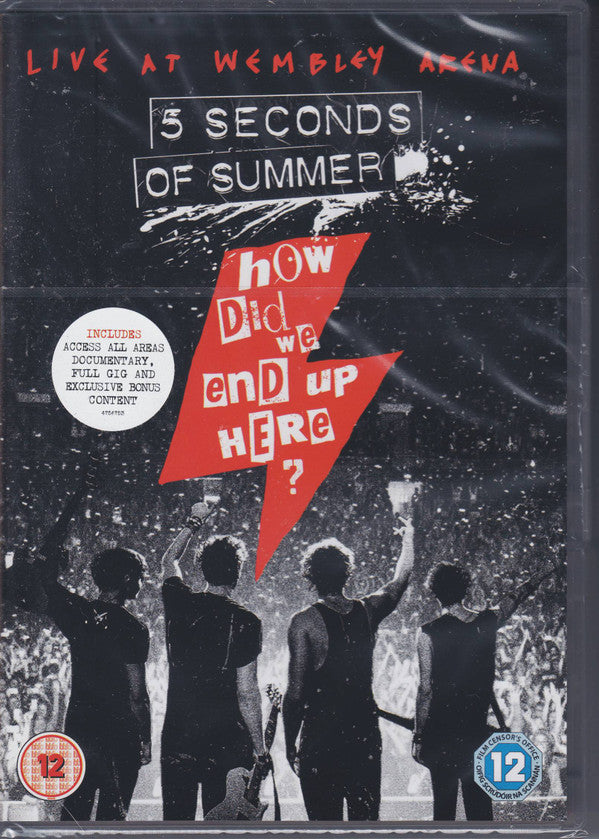 5 SECONDS OF SUMMER - HOW DID WE END UP HERE? LIVE AT WEMBLEY - DVD