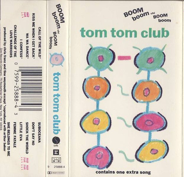 TOM TOM CLUB - BOOM BOOM CHI BOOM (CASSETTE) - CS