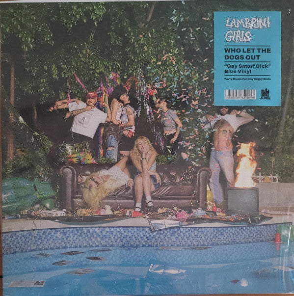 LAMBRINI GIRLS - WHO LET THE DOGS OUT : BLUE VINYL - LP