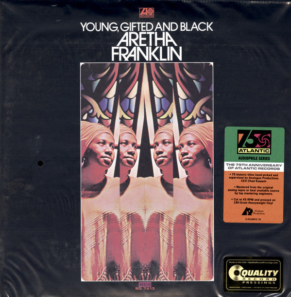 FRANKLIN, ARETHA - YOUNG GIFTED & BLACK: 2LP 45 RPM - LP
