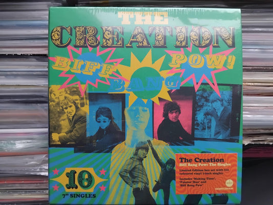 CREATION - BIFF BANG POW! : 10 X COLOURED 7" SET - 7