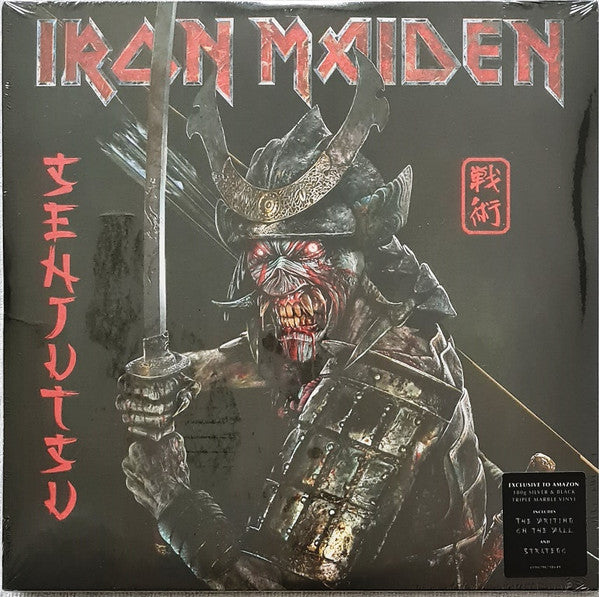 IRON MAIDEN - SENJUTSU : SILVER BLACK & WHITE 3LP SET - LP