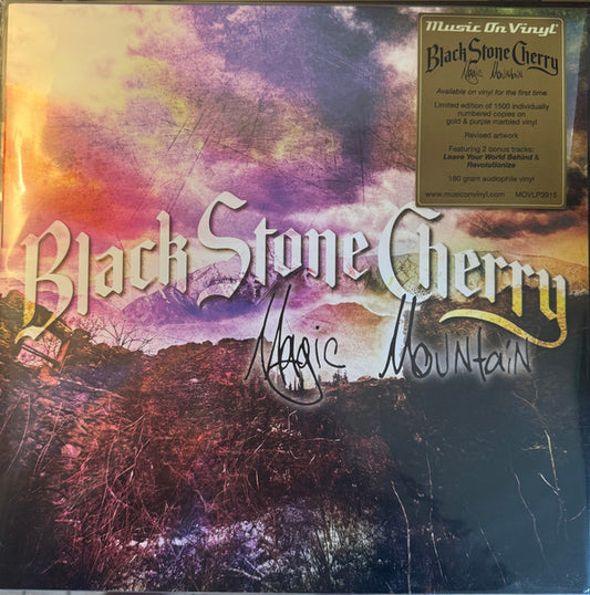 BLACK STONE CHERRY - MAGIC MOUNTAIN : GOLD & PURPLE MARBLED - LP