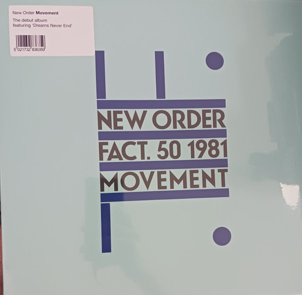 NEW ORDER - MOVEMENT : 2025 REISSUE - LP