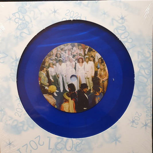 ABBA - HAPPY NEW YEAR : TRANSLUCENT BLUE VINYL - 7
