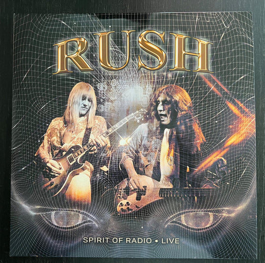 RUSH - SPIRIT OF RADIO LIVE : 3LP BLUE VINYL - LP