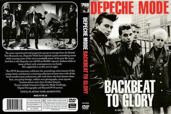 DEPECHE MODE - BACKBEAT TO GLORY - DVD