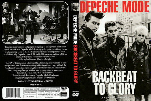 DEPECHE MODE - BACKBEAT TO GLORY - DVD