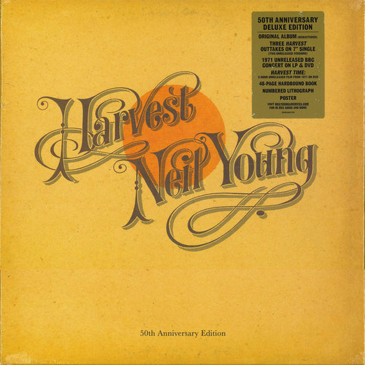 YOUNG, NEIL - HARVEST : 2LP+7"+2DVD 50TH ANNIVERSARY - LP
