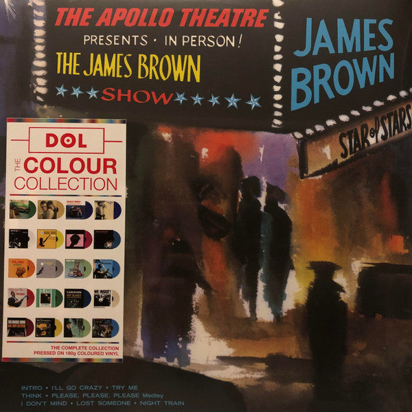 BROWN, JAMES - LIVE AT THE APOLLO (1962) : BLUE VINYL - LP