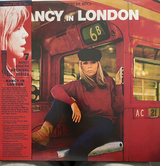 SINATRA, NANCY - NANCY IN LONDON + 4: RED VINYL - LP