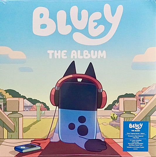 BLUEY : THE ALBUM - SOUNDTRACK : BLUE VINYL - LP
