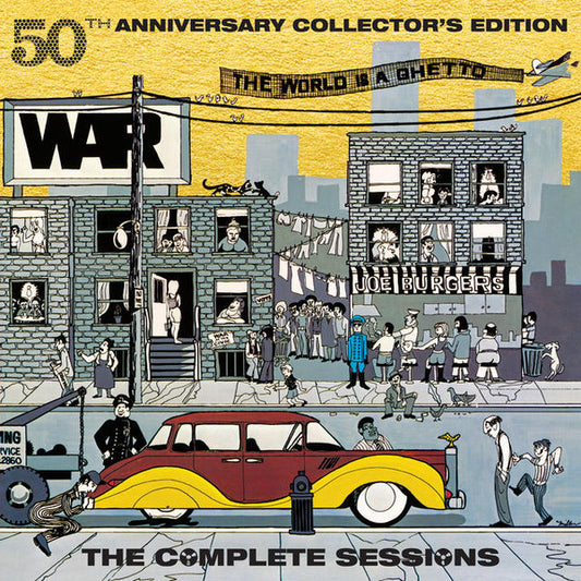 WAR - WORLD IS A GHETTO: 50TH ANNIVERSARY 5LP - LP