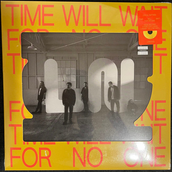 LOCAL NATIVES - TIME WILL WAIT FOR NO ONE : YELLOW VINYL - LP