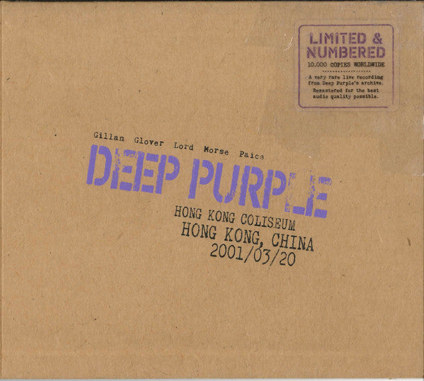 DEEP PURPLE - LIVE IN HONG KONG 2001 : 2CD SET - CD