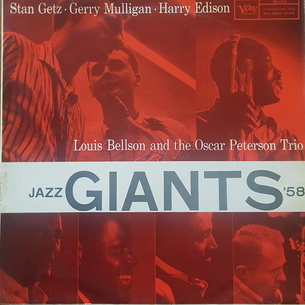 GETZ, STAN / MULLIGAN / EDDISON / PETERS - JAZZ GIANTS '58 (AUST.PRESS) - LP