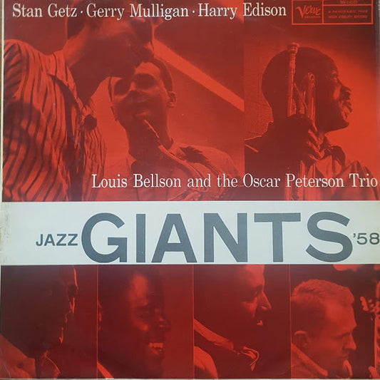GETZ, STAN / MULLIGAN / EDDISON / PETERS - JAZZ GIANTS '58 (AUST.PRESS) - LP